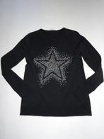 ZWARTE sweater met zilveren studs 164 in ~~nieuw~~ staat, Verzenden, Zo goed als nieuw, Meisje, Trui of Vest