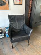 Montis Gerard van de Berg “zwarte Charly “ stoel, Ophalen, Gebruikt, 75 tot 100 cm, 50 tot 75 cm