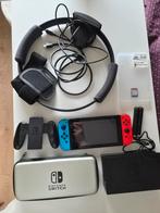 Nintendo Switch + Ring Fit Adventure, Spelcomputers en Games, Spelcomputers | Nintendo Switch, Ophalen, Met 2 controllers, Switch Original