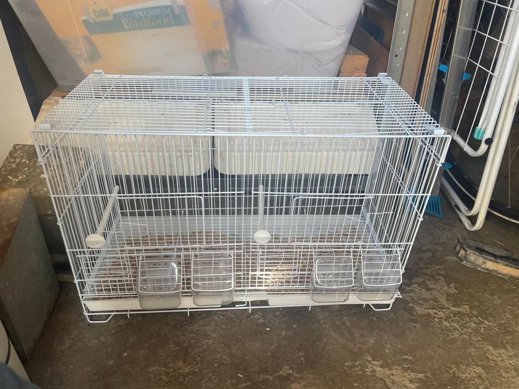 Draad kooi vogel kooi,tranpoort, Dieren en Toebehoren, Ophalen, Zo goed als nieuw, Minder dan 65 cm