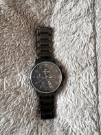 Tommy Hilfiger herenhorloge zwart, Sieraden, Tassen en Uiterlijk, Horloges | Heren, Gebruikt, Staal, Polshorloge, Ophalen