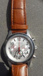 Enzo Tempo Milano Chronograaf Herenhorloge, Overige merken, Leer, Staal, Polshorloge