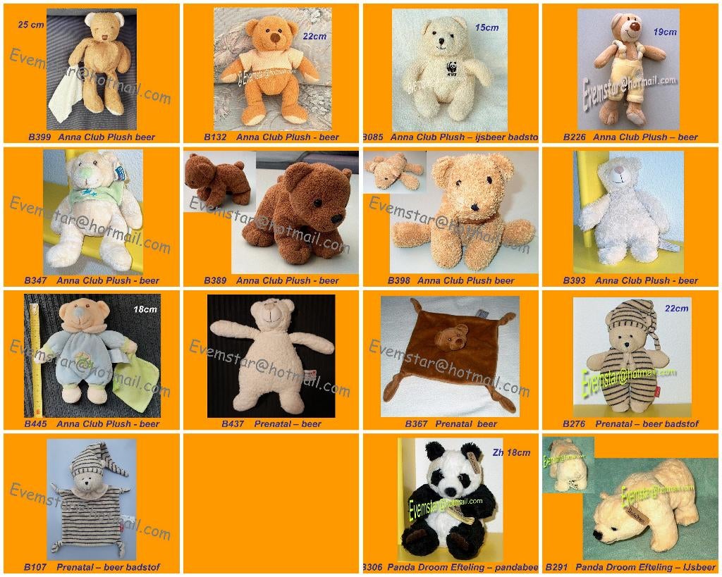 Beer Beertje IJsbeer WWF / WNF Anna Club Plush / Prenatal, Kinderen en Baby's, Speelgoed | Knuffels en Pluche, Ophalen, Zo goed als nieuw