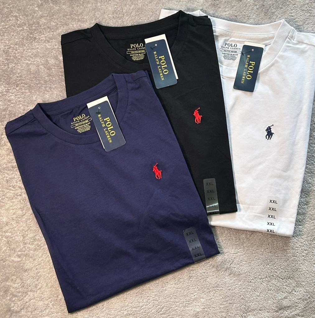 Ralph Lauren 3 T-Shirts maat XXL, Kleding | Heren, T-shirts, Verzenden, Nieuw, Overige maten, Wit