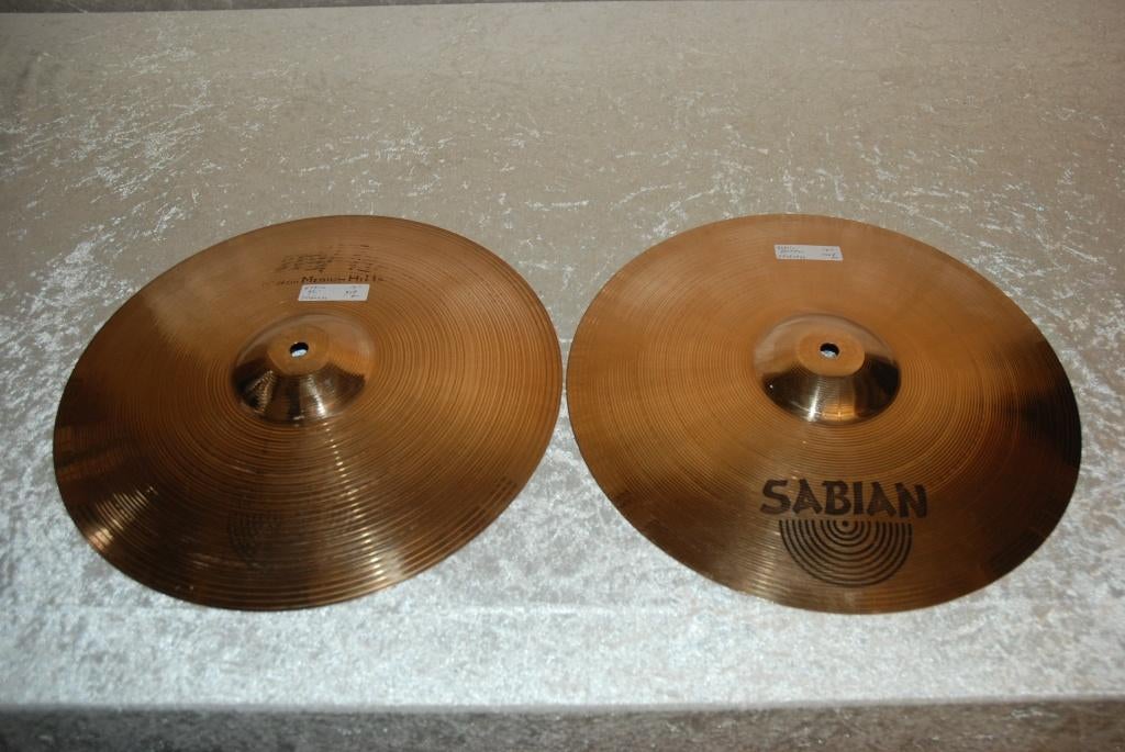 Sabian B8 pro medium hihats 958/1306gr 14 inch   <26260592>, Muziek en Instrumenten, Instrumenten | Onderdelen, Gebruikt, Drums of Percussie