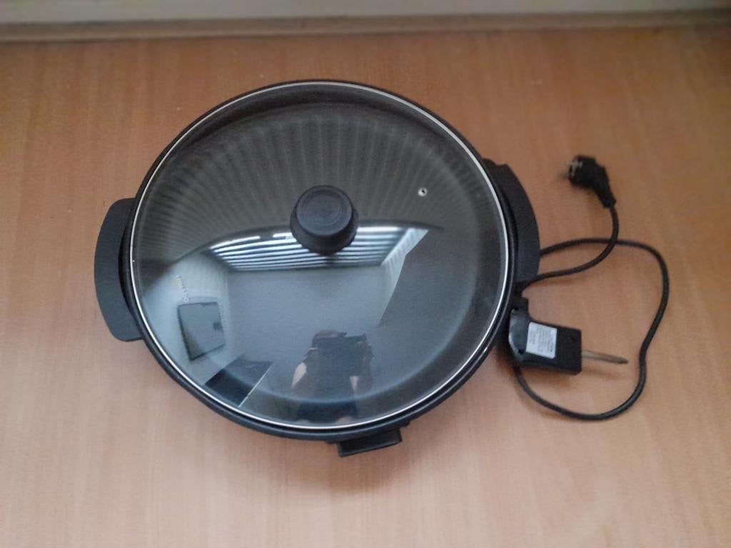 Nieuwe Elektrische Pizzapan 40cm met Thermostaat, Ophalen, Nieuw