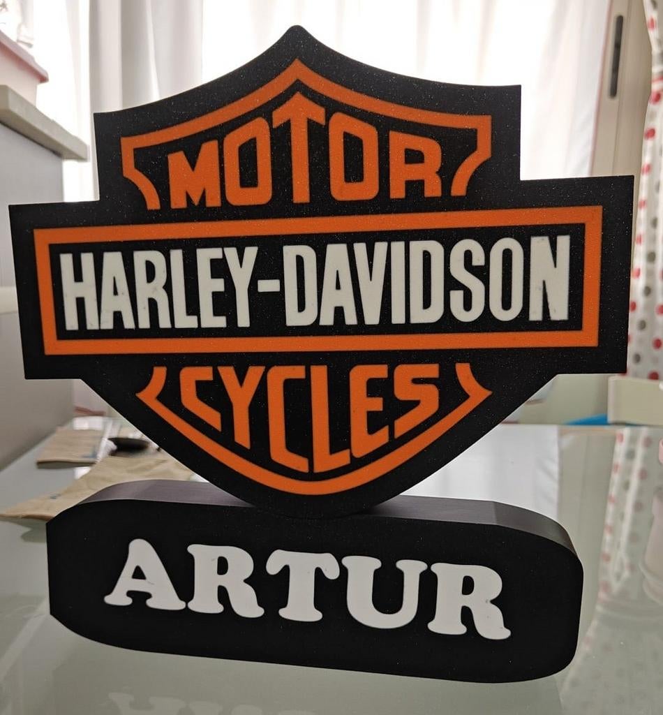 Gepersonaliseerd Harley-Davidson LED USB Licht, Ophalen of Verzenden, Nieuw