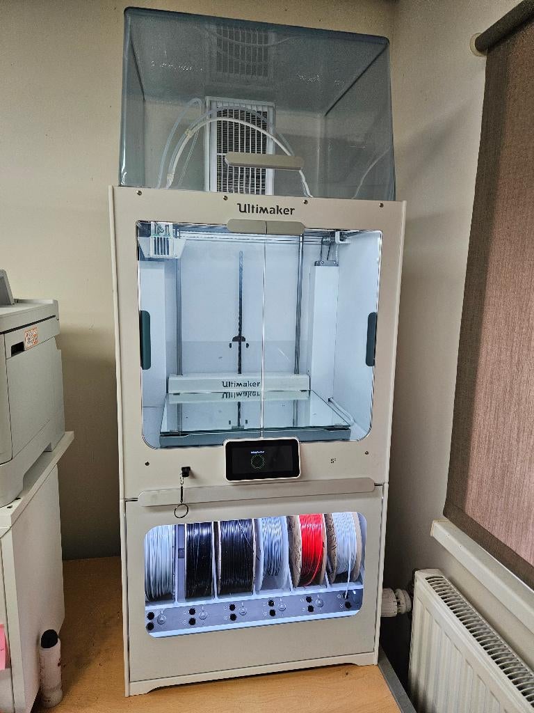 Ultimaker S5 Pro bundle, Computers en Software, 3D Printers, Gebruikt, Filament, Ingebouwde Wi-Fi, Ophalen