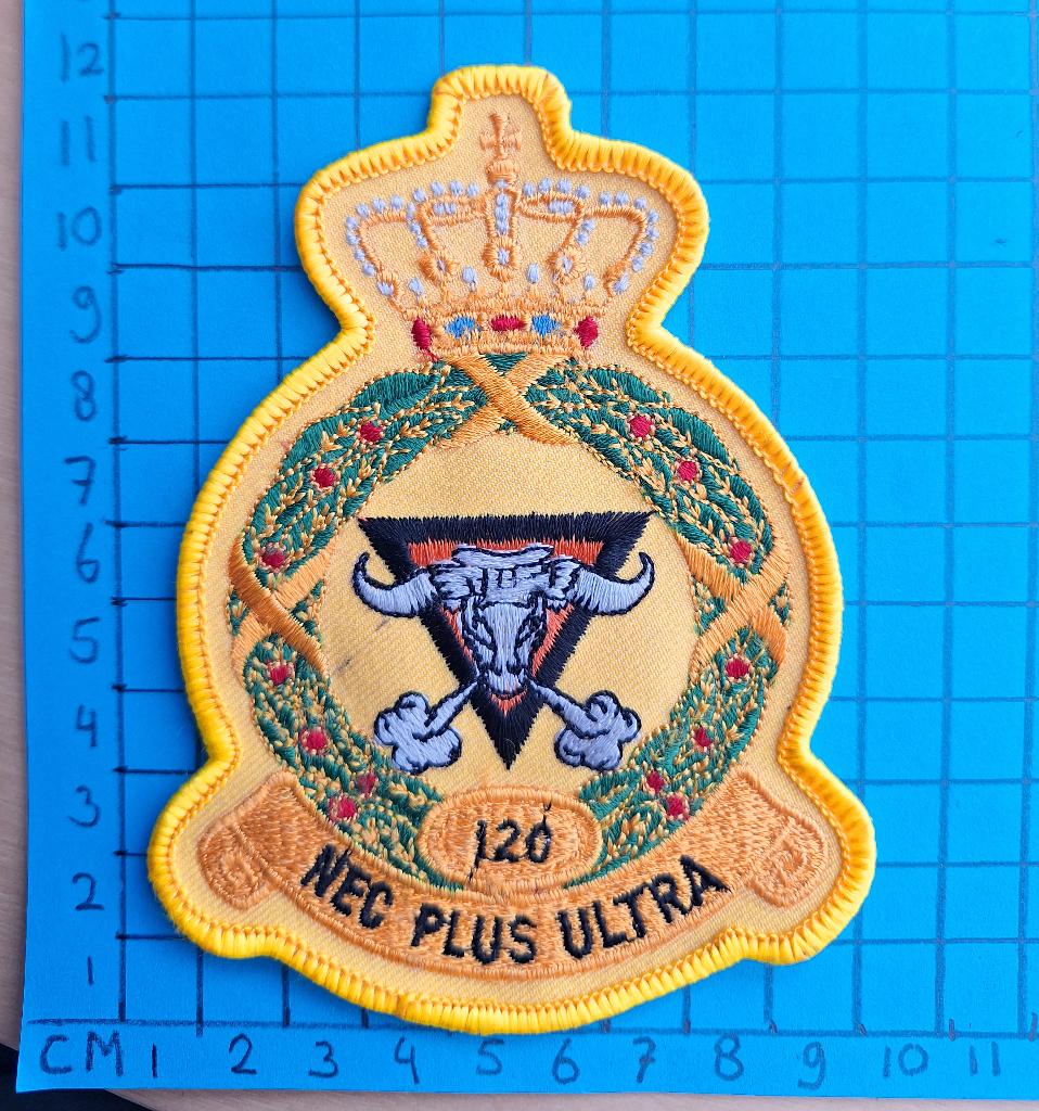 120 Squadron Klu Luchtmacht patch, Verzamelen, Militaria | Algemeen, Ophalen of Verzenden, Luchtmacht, Nederland, Embleem of Badge
