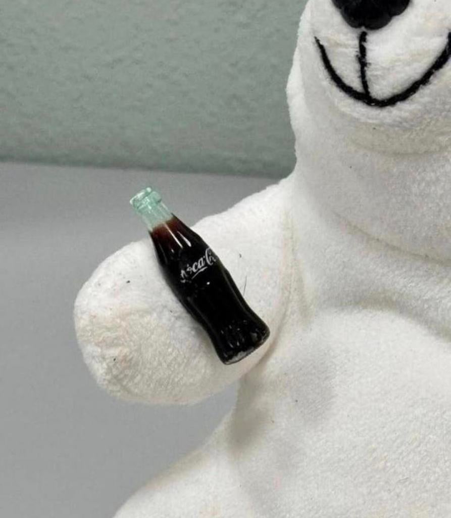 Vintage Coca-Cola beer plush 1997 Polar bear ijsbeer knuffel, Verzamelen, Overige typen, Ophalen of Verzenden, Zo goed als nieuw