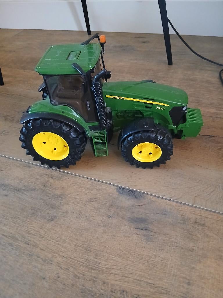 John Deere speelgoedtrekker, Ophalen, Gebruikt
