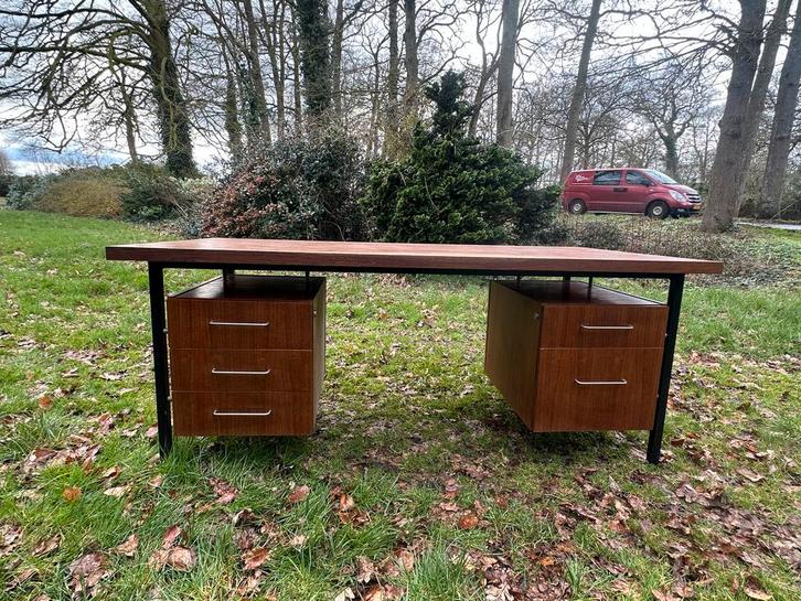 Mid-Century design Bureau 184 x 92, Huis en Inrichting, Bureaus, Gebruikt, Ophalen