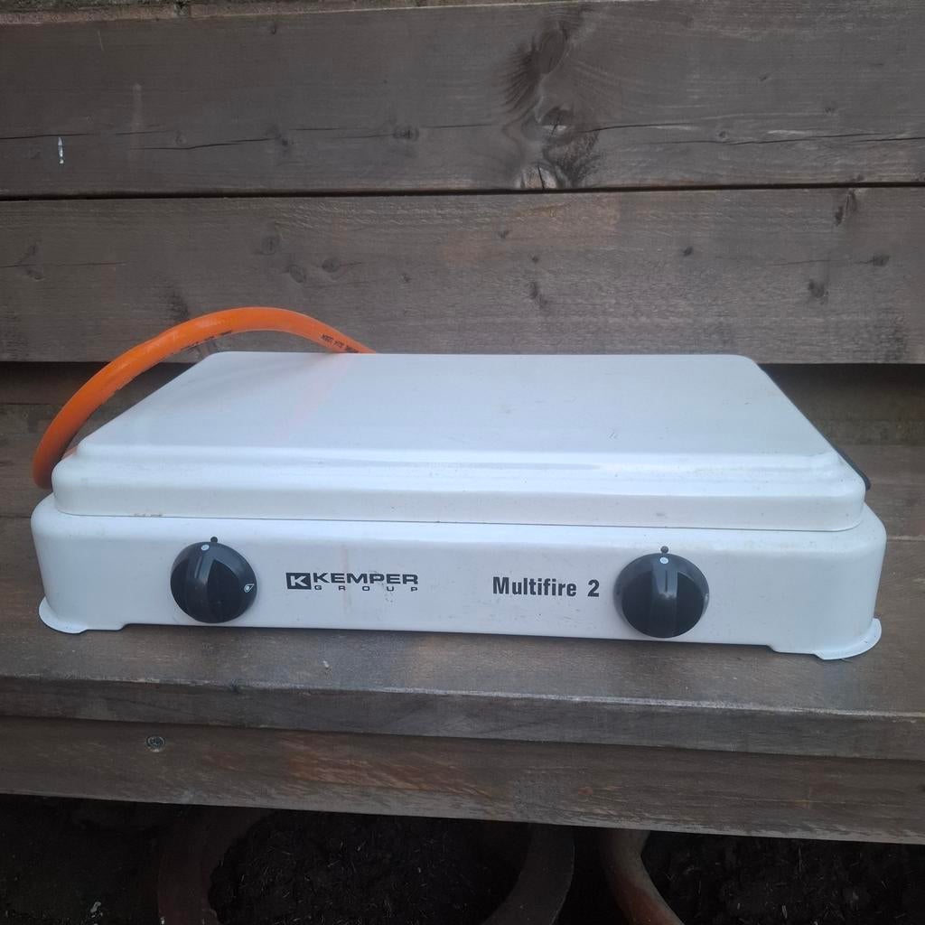Kemper Multifire 2 pits camping gasstel, Caravans en Kamperen, Ophalen, Gebruikt