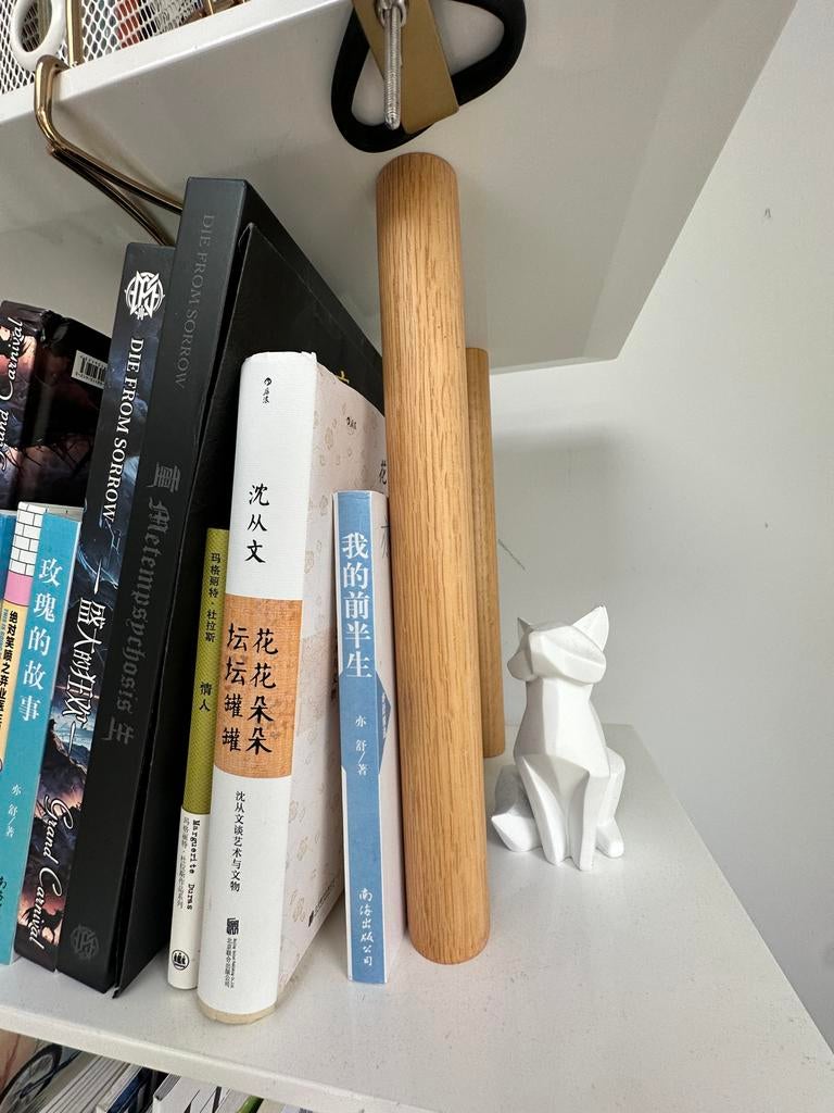 Boekenkast van echt hout met gelamineerde planken, Ophalen, Met plank(en), Gebruikt, 100 tot 150 cm