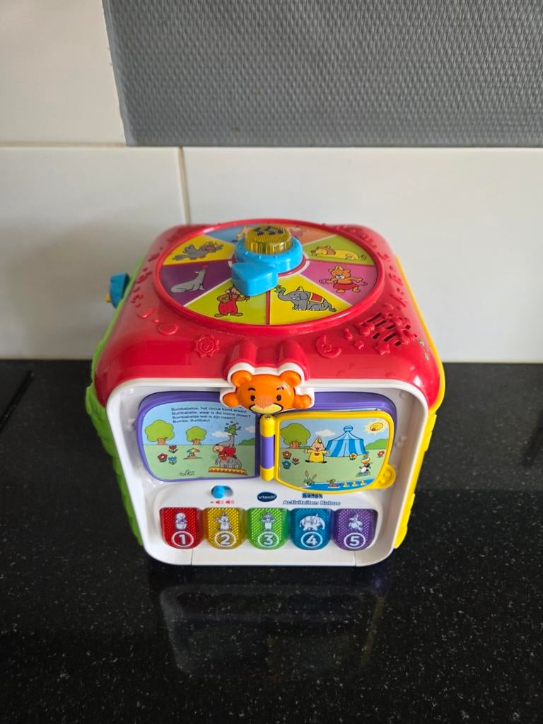 Vtech Bumba activiteitenkubus, Kinderen en Baby's, Ophalen, Gebruikt, Overige typen, Met licht