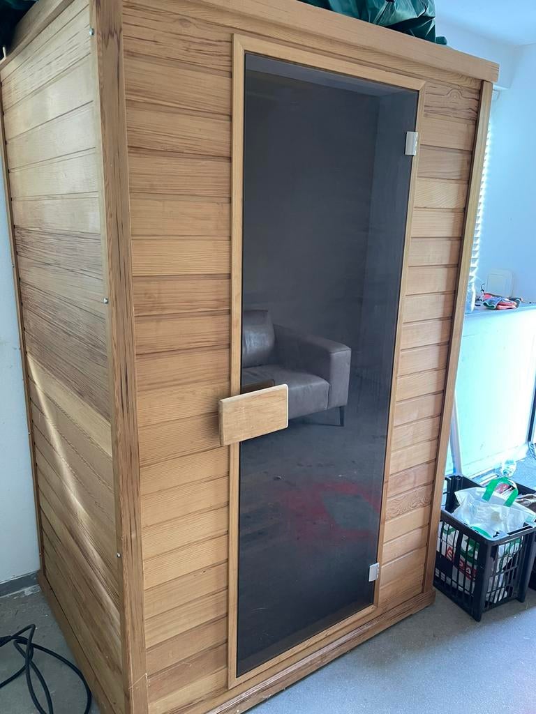 Infrarood sauna voor binnen, Sport en Fitness, Sauna, Ophalen, Gebruikt, Infrarood, Complete sauna