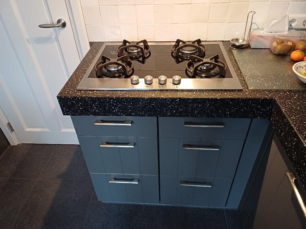 Te Koop, Witgoed en Apparatuur, Kookplaten, Ophalen, Gebruikt, 4 kookzones, Inbouw