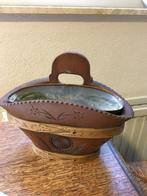 Houtsnijwerk Houder. Model: Antieke Zwitserse Melkemmer., Ophalen of Verzenden, Zo goed als nieuw, Rechthoekig, Hout