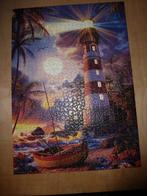 Legpuzzel 1000 stukjes compleet vuurtoren glow in the dark, Hobby en Vrije tijd, Denksport en Puzzels, Ophalen of Verzenden, 500 t/m 1500 stukjes