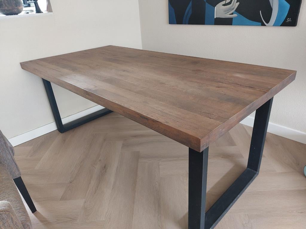 Eetkamertafel en salontafel., Huis en Inrichting, Tafels | Eettafels, Ophalen, Rechthoekig, 50 tot 100 cm