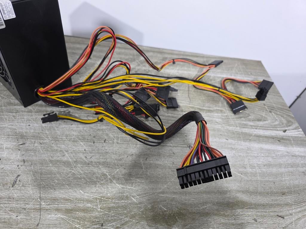 Ms-tech 550w max voeding psu power supply ms-n550-val rev. B, Computers en Software, Ophalen of Verzenden, Gebruikt