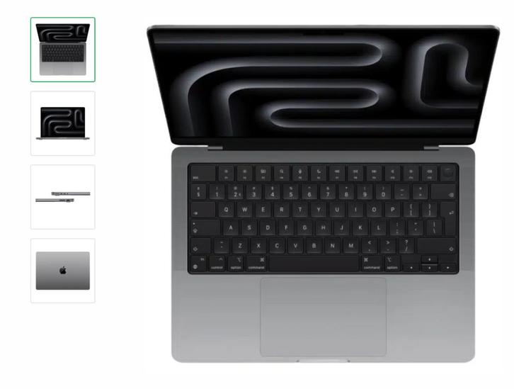 Apple MacBook Pro 14'' 2024 M3 8 / 10 Core 16GB 1TB SSD, Computers en Software, Apple Macbooks, Zo goed als nieuw, MacBook Pro