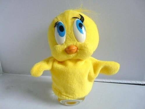 Handpop Looney Tunes # Tweety, Ophalen of Verzenden, Looney Tunes, Zo goed als nieuw, Beeldje of Figuurtje