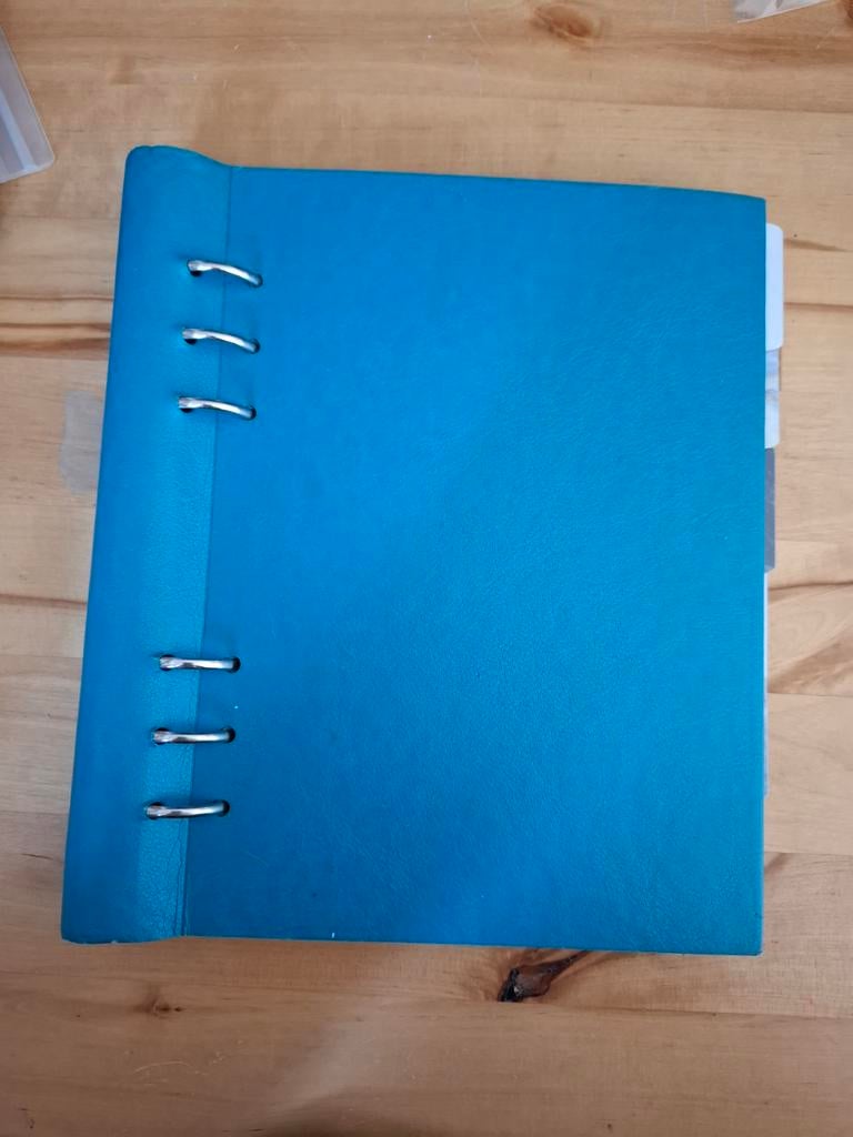 Filofax clipbook, blauw, Ophalen of Verzenden