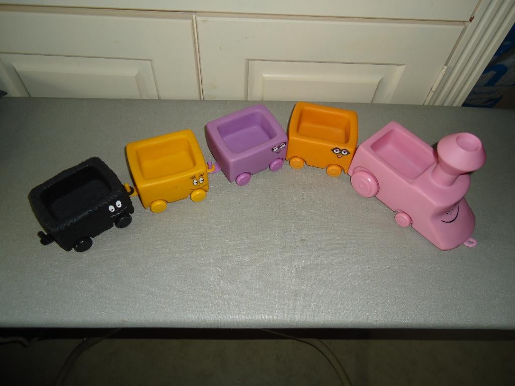 plastoy barbapapa trein, Ophalen of Verzenden, Zo goed als nieuw