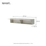 Concept opzetkast (40 cm hoog) - Cashmere (grijs-beige), Huis en Inrichting, Niet ingevuld, Niet ingevuld, Niet ingevuld