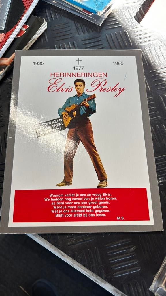 Herinneringen Elvis Presley Boek - The King of Rock 'n' Roll, Ophalen, Gebruikt, Boek, Tijdschrift of Artikel