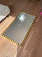 Grote facet geslepen spiegel met gouden lijst, Ophalen, Gebruikt, 75 tot 100 cm, 150 tot 200 cm