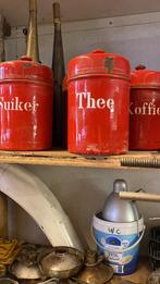 Emaille koffie bussen, Antiek en Kunst, Ophalen of Verzenden