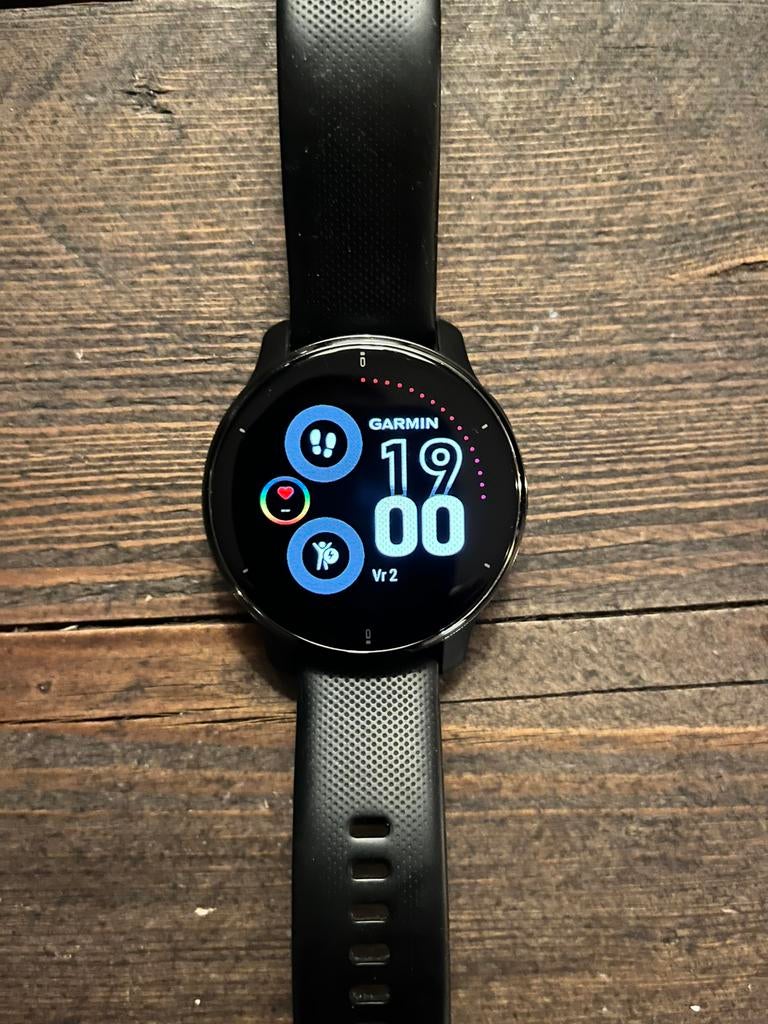 Te Koop Smartwatch Garmin 2 Venu Plus - Amoled - Zwart 43mm, Gebruikt, Zwart, Ophalen of Verzenden, Waterdicht