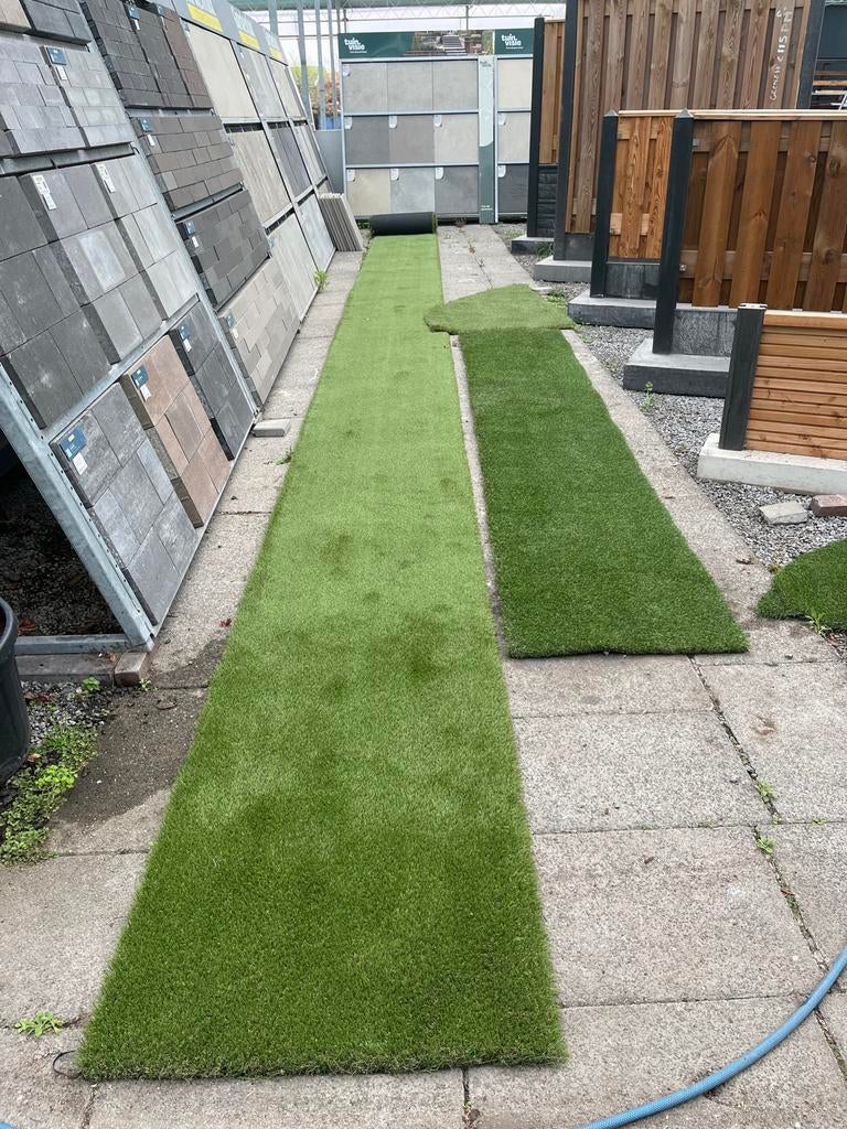 Nieuwe restanten kunstgras voor tuin of balkon, Tuin en Terras, Gras en Kunstgras, Ophalen of Verzenden, Nieuw, Minder dan 10 m²
