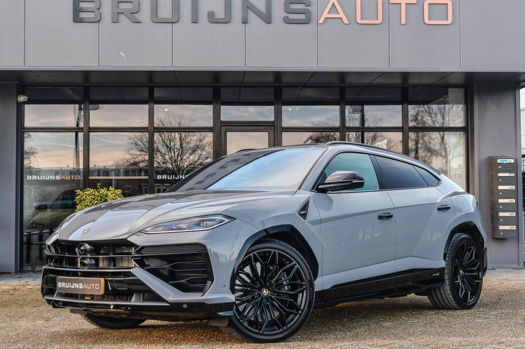 Lamborghini Urus 4.0V8 Hybrid SE |GrigioChina|Carbon|Originl, Auto's, Lamborghini, Automaat, Urus, Gebruikt, 26 kWh