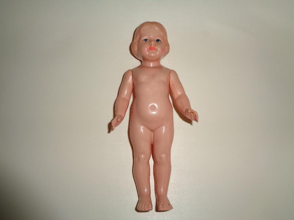 Zeldzaam antiek Schildpad popje.20 cm.  Germany 23, Antiek en Kunst, Ophalen of Verzenden