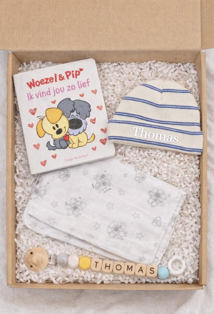 Kraamcadeau pakket Woezel en Pip medium, Verzenden, Nieuw, Kraamcadeau