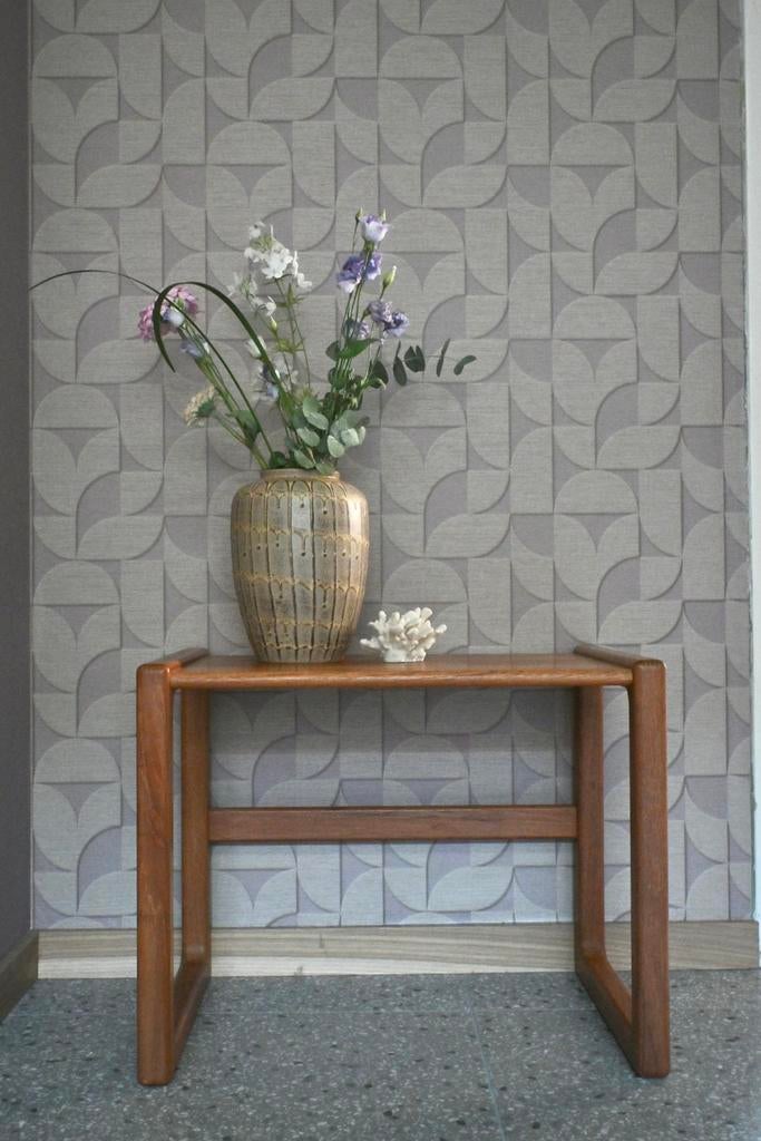 Vintage massief eiken bijzettafel Deens Design, Ophalen, 50 tot 100 cm, Deens Design, Deens Design