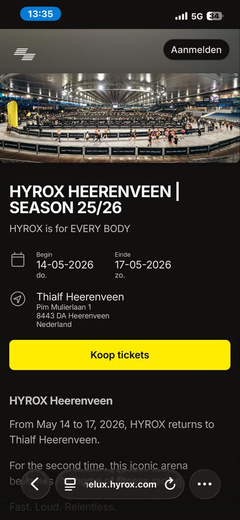 Gezocht: hyrox open double men heerenveen, Twee personen, April