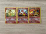 Charizard, Charmeleon en Charmander complete set, Ophalen of Verzenden, Gebruikt, Meerdere kaarten