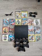 PlayStation 3 Slim 250GB met 5 controllers en 16 spellen, Spelcomputers en Games, Spelcomputers | Sony PlayStation 3, Ophalen