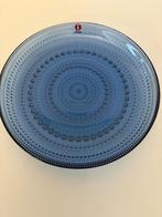 Iittala Kastehelmi bord 17 cm ultramarine - set van 3, Huis en Inrichting, Keuken | Servies, Nieuw, Ophalen of Verzenden, Glas