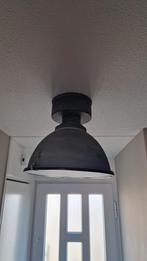Industriële plafondlamp betonlook - Ø 30 cm, Huis en Inrichting, Lampen | Plafondlampen, Ophalen, Gebruikt, Metaal, Industrieel, Betonlook