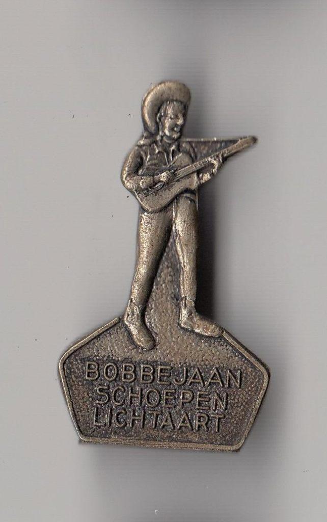 Lichtaart Bobbejaan Schoepen broche, Verzamelen, Speldjes, Pins en Buttons, Gebruikt, Speldje of Pin, Overige onderwerpen, Ophalen of Verzenden
