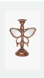 Clayre & Eef kandelaar met spiegels in vleugels, Ophalen of Verzenden