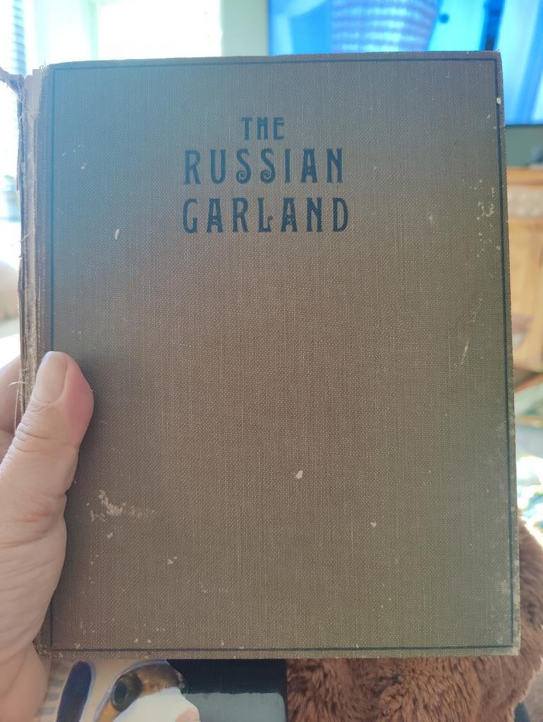 Antiek boek: The Russian Garland - Volksverhalen, Ophalen of Verzenden, Robert Steele (bewerker), J.R. de Rosciszewski (illustrator)