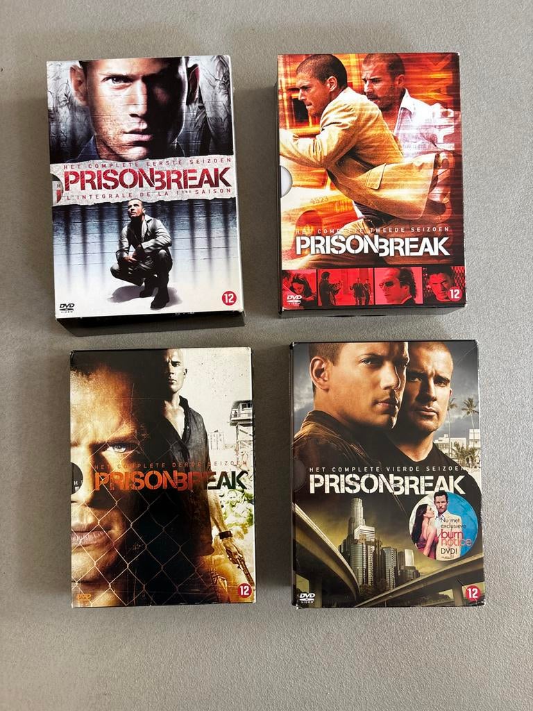 Prison Break - De complete seizoenen 1 t/m 4 (DVD), Gebruikt, Boxset, Ophalen of Verzenden, Actie en Avontuur