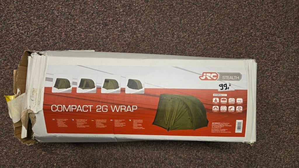Nieuw JRC compact 2 G overwrap, Watersport en Boten, Hengelsport | Karpervissen, Ophalen of Verzenden, Nieuw