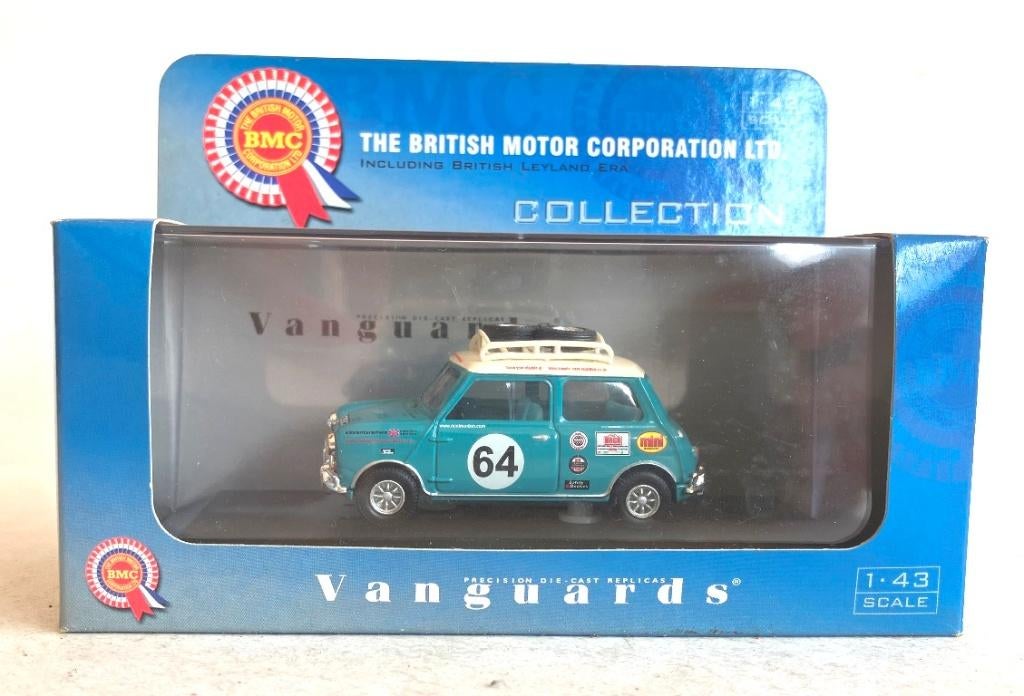 Austin Mini Cooper rally Surf blue VA02514., Ophalen of Verzenden, Zo goed als nieuw, Auto, Vanguards